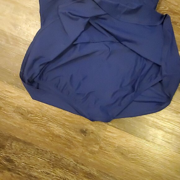Women's Gabar 1 piece Swimsuit Dress. Size 20. Navy Blue, Excellent Cond! - Picture 4 of 4